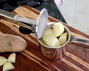 Prensa y Triturador de Patatas de Acero Inoxidable de Lujo, Pulido y Resistente, Personalizable al por Mayor para Regalos Empresariales - Product Image 6