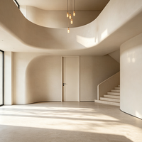 Porte intérieure moderne en MDF fini, écologique, pour chambre, hôtel, appartement, villa, décoration intérieure, vente en gros aux États-Unis et au Canada