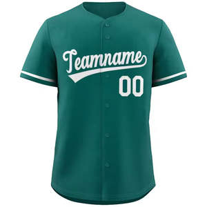 Uniforme de béisbol retro personalizado sudadera calor sublimado impreso transpirable hombres bordado béisbol Jersey - Product Image 6