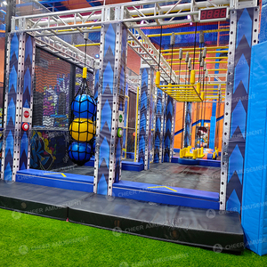 Trung tâm thể thao gia đình thương mại với công viên phiêu lưu bằng nhựa cho trẻ em và người lớn cổ vũ vui chơi giải trí trong nhà <span class=keywords><strong>Trampoline</strong></span> công viên - Product Image 6