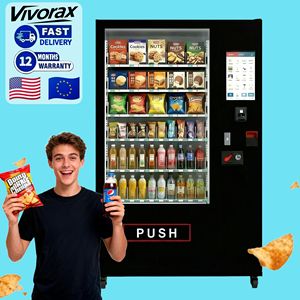 最高のスマートAIタッチスクリーン冷蔵自動販売機（食品、飲料、小売商品向け） - Product Image 1