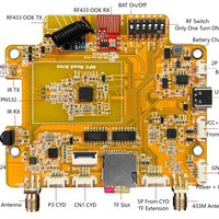 Carte RF tout-en-un NM-RF-HAT compatible CC1101 NRF24 PN532 IR 433 MHz pour ESP32