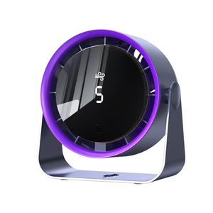 Ventilador de Circulación de Aire de Escritorio, Ventilador Eléctrico Portátil de Mesa, Flujo de Aire Turbo Silencioso, Viento Fuerte, Velocidad Ajustable, para Dormitorio u Oficina - Product Image 6