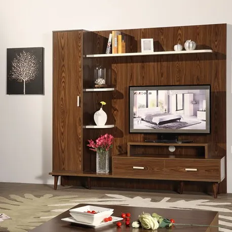 2015 soporte de TV moderno con diseño de gabinete