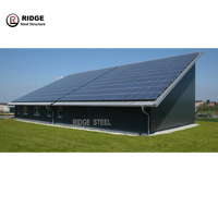 Bâtiment en acier de construction industrielle et commerciale de haute qualité avec panneau solaire pour l'Europe