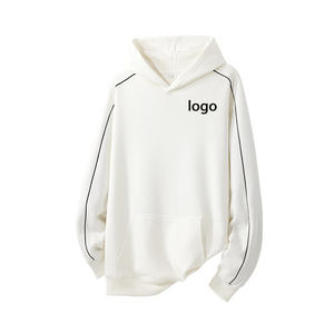 Sweat-shirt à capuche unisexe tendance en coton color block, nouveau, respirant, pour l'automne, ample, sweat-shirt à capuche lourd - Product Image 3
