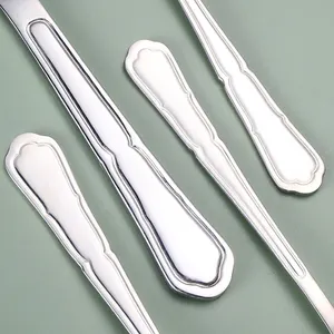 5 Pieces Silverware Cutlery Set Wedding 304 Stainless Steel Cutlery Flatware Set