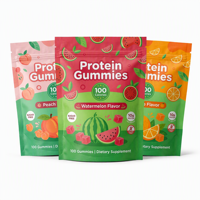 Gomitas Veganas Altas en Proteínas, Bajas en Calorías, a Base de Plantas, Suplemento Masticable, Etiqueta Limpia, Sin GMO, para Fitness, Salud y Estilo de Vida Activo