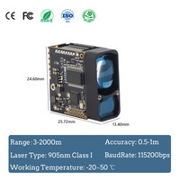 Module de capteur de distance laser haute précision Meskernel TS1224 2000m 905nm TTL UART longue portée pour les dispositifs de chasse UAV