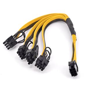 GPU PCIE 6针母1至<span class=keywords><strong>3</strong></span>路6 + <span class=keywords><strong>2</strong></span>针公电源电缆/6针至8针电源电缆 - Product Image 6