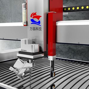 Nouvelle conception Jet d'eau 45 degrés coupe 5 axes Machine de coupe de carreaux de béton Waterjet Cnc - Product Image 3