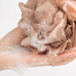 Gloway Dual-Tone Duurzame Duurzame Exfoliërende Loofah Badbal Zacht Wasbare Douche Poef Mesh Body Bad Spons Voor Vrouwen Mannen - Product Image 5