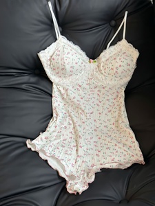 Cute Floral Pajamas <b>Set</b> for Women, Coquette Aesthetic Sleepwear, Soft & Comfortable Pajama <b>Set</b> - Product Image 2