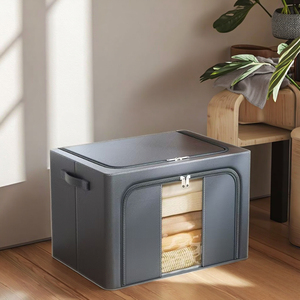 Large Capacity Foldable <strong>Rectangle</strong> Storage <strong>Bin</strong> for Household Bedroom Clothing Household Clothing Storage Box - Product Image 4