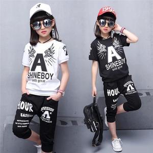 Conjunto de Ropa para Niñas con Camiseta de Manga Corta y Pantalones Cortos Infantiles con Estampado Divertido para Japonesas - Product Image 5