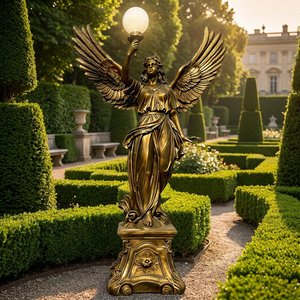 Klassische Bronzegöttin-Statue – Wachsausschmelzverfahren, hellenistische weibliche Skulptur mit verziertem Sockel, Bronzeskulptur - Product Image 5
