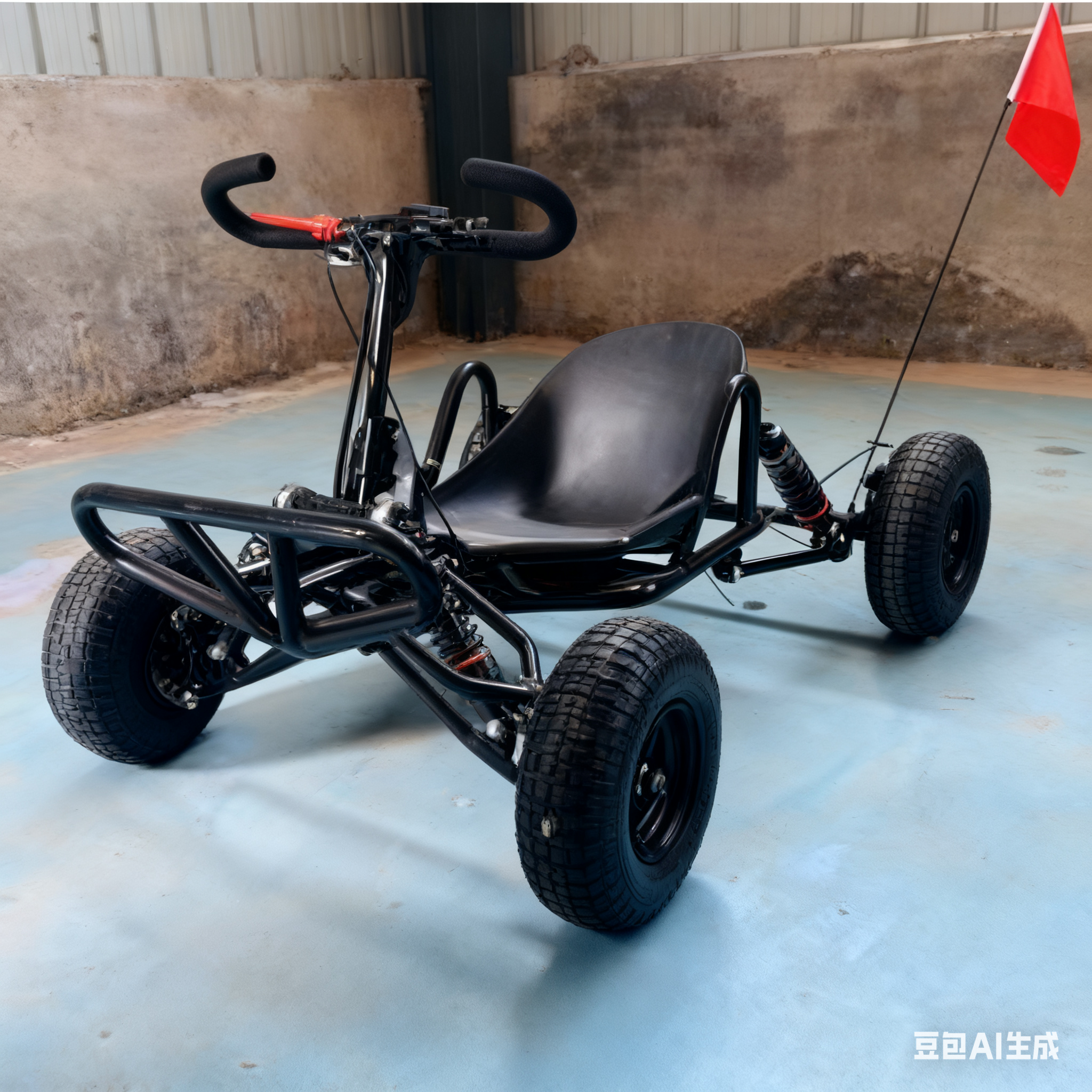 Pneus 8 pouces/moteur deux temps 90cc