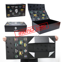 Caja de Regalo Magnética Plegable Personalizada con Logotipo en Relieve Plateado, Materiales Reciclados, Forro de Esponja - Empaque Moderno y de Lujo
