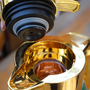 Arabico modello decorativo placcato plastico grande capacità 1L vetro capsula interna <span class=keywords><strong>caffè</strong></span> e tè Thermos bottiglia - Product Image 3