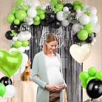 Kit d'arche de ballons avec ballons en latex et en aluminium de différentes tailles, guirlande pour événements en extérieur/en intérieur MIQI XPKF-459 Expédition rapide