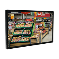 Pantalla de 55 Pulgadas Portworld 2025 con Carcasa Metálica para Montaje en Pared, Android 11/13, Wi-Fi Integrado, para Señalización Digital en Aeropuertos