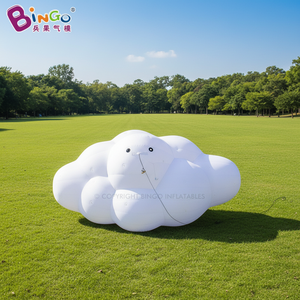 Nubes Inflables Gigantes Publicitarias con Luces LED, Globo Inflable Personalizado con Forma de Nube para Decoración de Escenarios de Eventos - Product Image 4