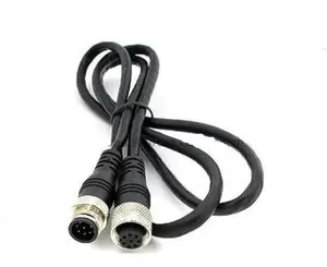 M15 M16High Level Electric Plug Waterproof 2 3 4 5 6 Pin M12 Cable Electronic Outdoor Connector