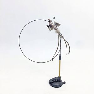 Juguete Interactivo para Gatos con Simulación de Pájaro, Plumas Coloridas Realistas, Campanas en Varita, Base de Succión Autoadhesiva, Estimulante - Product Image 6