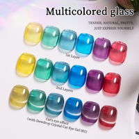 R S Nail Wholesales 9g Gel Cristal 6 Couleurs Vernis Semi-Permanent Soak Off Gel Polish Haute Qualité Longue Durée MSDS Gel UV