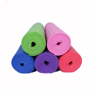 Vendita calda con Logo personalizzato stampato in PVC antiscivolo eco-friendly resistente Yoga stuoie per Yoga pieghevole Set di tappetini