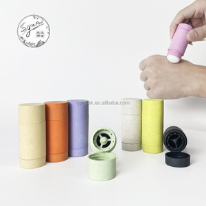 15ml phân hủy sinh học nhựa Twist-up khử mùi Stick <span class=keywords><strong>container</strong></span> Vòng rỗng chất chống mồ hôi ống với vít cap seal chai - Product Image 2