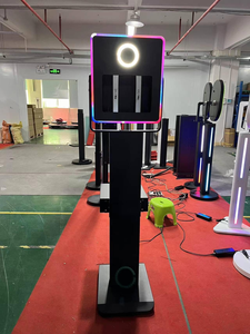 Support de photomaton carré pour iPad le plus populaire de 2024, pour événements extérieurs, fêtes et mariages, avec <span class=keywords><strong>imprimante</strong></span> - Product Image 2