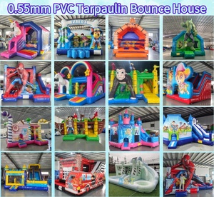 Comercial inflable Adventure Park Slide Bouncer Combo Panda Themed PVC carrera de obstáculos inflable para parques de trampolín - Product Image 4