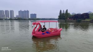 Bateau à pédales en polyéthylène Flamingo 4 personnes pour les loisirs dans <span class=keywords><strong>le</strong></span> lac - Product Image 4