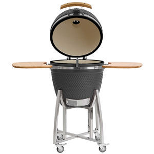 Auplex Parrilla Ahumador Bbq OEM شواية سيراميك كامادو 21 بوصة شواية مدخن جو كبيرة مع فحم وحديقة خارجية - Product Image 2