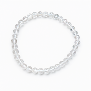 Pulsera de Cuentas de Cuarzo Transparente - Abraza la Claridad y la Serenidad - Product Image 2