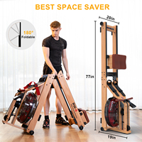 SNODE Rameur magnétique pliable silencieux pour entraînement cardio à domicile, équipement de fitness pour exercice complet du corps avec écran LCD OEM