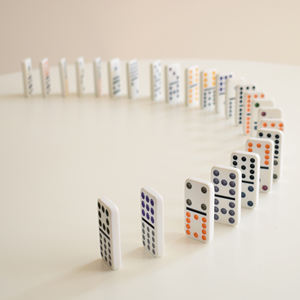 <span class=keywords><strong>Jeu</strong></span> de dominos classiques Double 12 dominos de <span class=keywords><strong>train</strong></span> mexicain dans une boîte en aluminium - Product Image 6