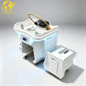 Bassin de lavage japonais <span class=keywords><strong>portable</strong></span> avec circulation d'eau et vapeur pour équipement de salon de coiffure de luxe - Product Image 5