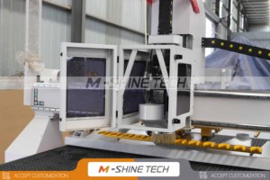 เครื่องเราเตอร์แกนหมุน M-shine กำลังไฟ 9 กิโลวัตต์ รุ่นขายดี ดีไซน์ใหม่ สำหรับงานไม้และการผลิตเฟอร์นิเจอร์จำนวนมาก - Product Image 2