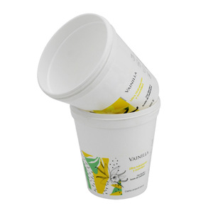Crème corporelle à la vanille en pot plastique 500 g ultra hydratante avec huile de coco et beurre de cupuaçu - Product Image 1