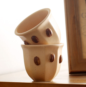 Mug à main en porcelaine osseuse de 200 ml avec motif floral, écologique, durable, sans BPA, passe au lave-vaisselle - Product Image 2