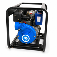 Pompe à jet YINJIA 2HGM-6.5 OEM à moteur diesel auto-amorçante haute pression 10 bars 2" NPT avec joint céramique 4KW pour bâtiments commerciaux