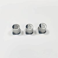 Condensateur électrolytique en aluminium à montage en surface ROQANG série CS 470uF 35V 20% de tolérance 10mm X10mm Température de fonctionnement