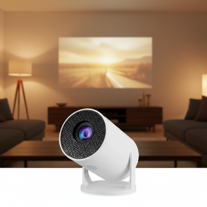<span class=keywords><strong>Mini</strong></span> <span class=keywords><strong>projecteur</strong></span> portable YDH-HY300 2025 prenant en charge la 4K avec écran de projection sans fil double Wi-Fi de 94 pouces et 500 lumens pour une utilisation en intérieur - Product Image 1