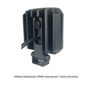 Projecteur de travail LED carré 3 pouces 24W 9-50V Compact IP68 ECE R10 EMC 70 °   Projecteur <span class=keywords><strong>pour</strong></span> tracteur, chariot élévateur, UTV, <span class=keywords><strong>accessoires</strong></span> de <span class=keywords><strong>voiture</strong></span> - Product Image 4