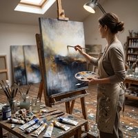 Peinture à l'huile Art Déco graffiti 100% faite à la main sur toile encadrée, décoration murale pour la maison, idéale pour le dropshipping