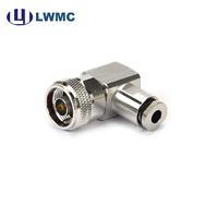 Connecteur mâle LWMC N à angle droit pour câble LMR240 RG58 RG142 et câble de 5 mm jusqu'à 6 GHz