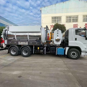 รถบรรทุก ISUZU GIGA 6x4 สำหรับฉีดน้ำแรงดันสูงและดูดสิ่งปฏิกูลแบบหนัก สำหรับส่งออก - Product Image 1