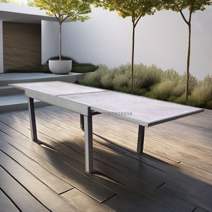 Personnalisé Moderne 2m & <span class=keywords><strong>3m</strong></span> En Aluminium Jardin Extérieur Loisirs Extension <span class=keywords><strong>Table</strong></span> À Manger avec Céramique Verre Métal Mobilier D'extérieur - Product Image 4